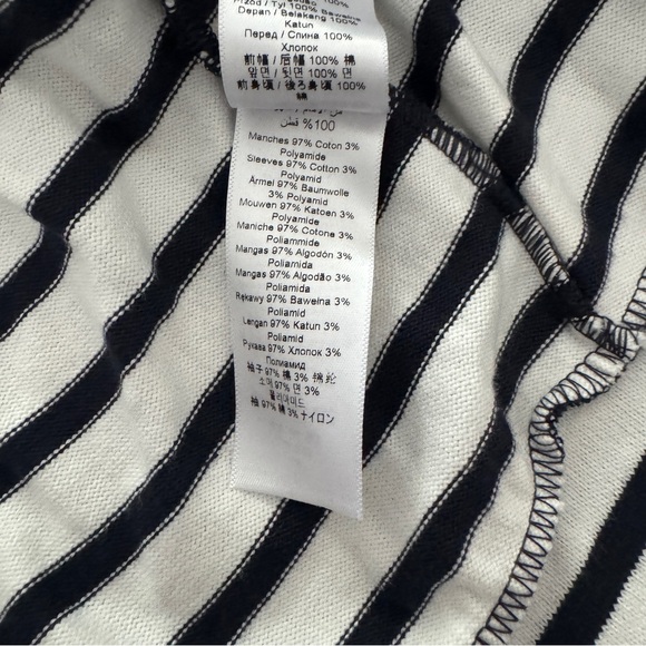 Petit Bateau Long Sleeve Striped Jacket 6m - Picture 7 of 7